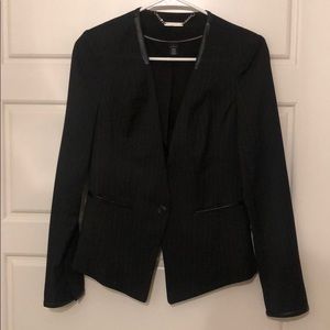Black pin stripe blazer